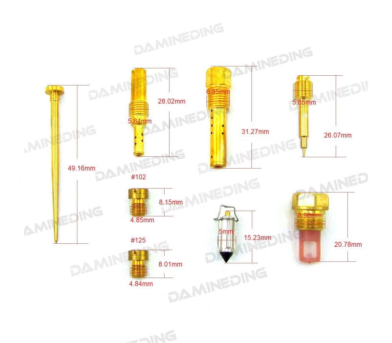 Damineding 4 X Carburetor Carb Repair Rebuild Kit fit for 84-87 GL1200 Goldwing 1200 Aspencade Interstate - Image 2
